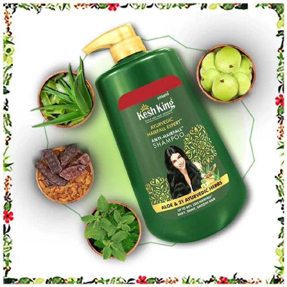 Kesh King Ayurvedic Anti Hairfall Shampoo, 1 L-3.webp